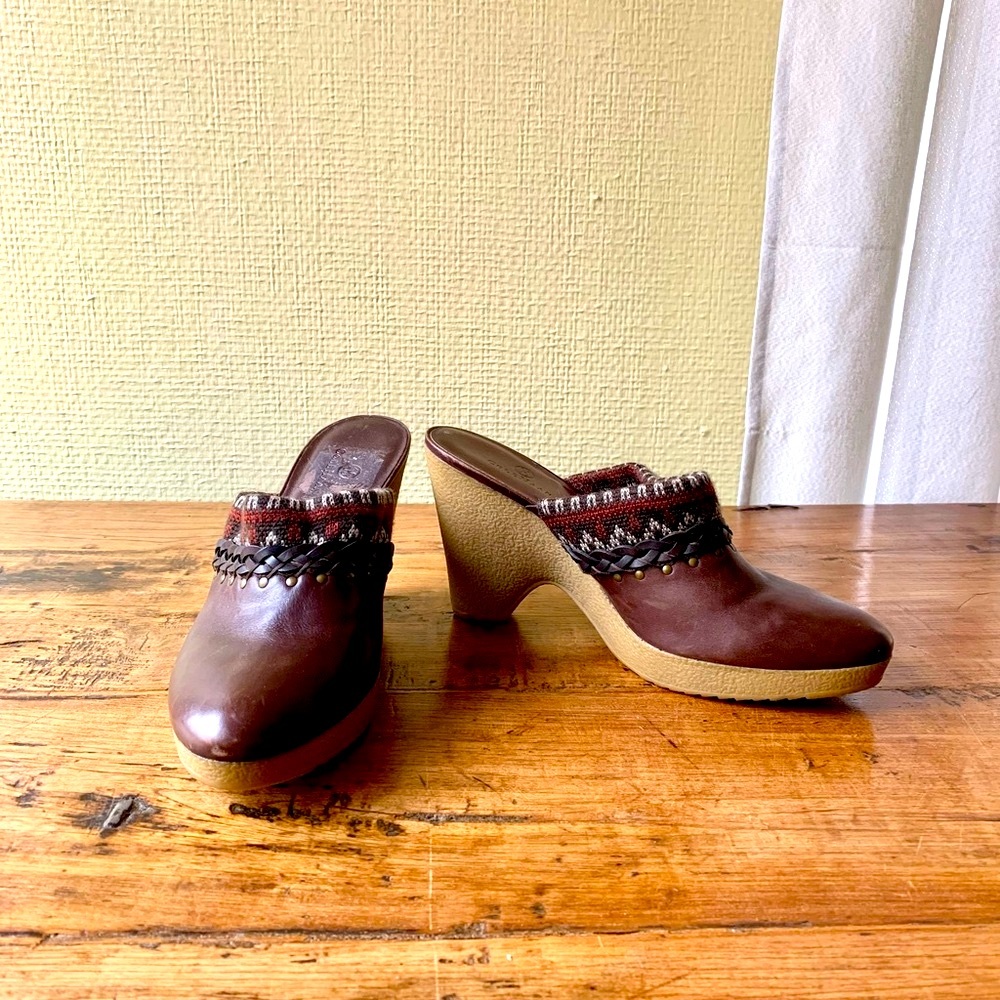Cole Haan Excellent Condition Brown Mules - Picture 1 of 6